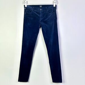 Citizens of Humanity Pants Women 31 Blue Velvet Avedon Low Rise Skinny Y2K Boho